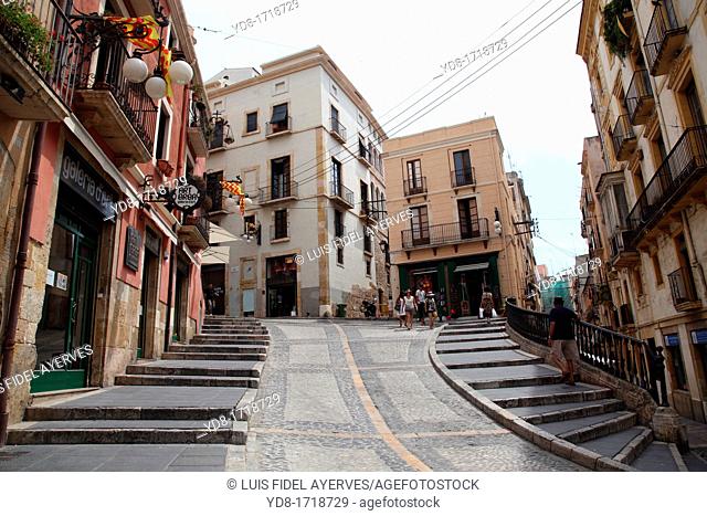 Baixada of Misericordia, Tarragona, Catalonia, Spain, Europe