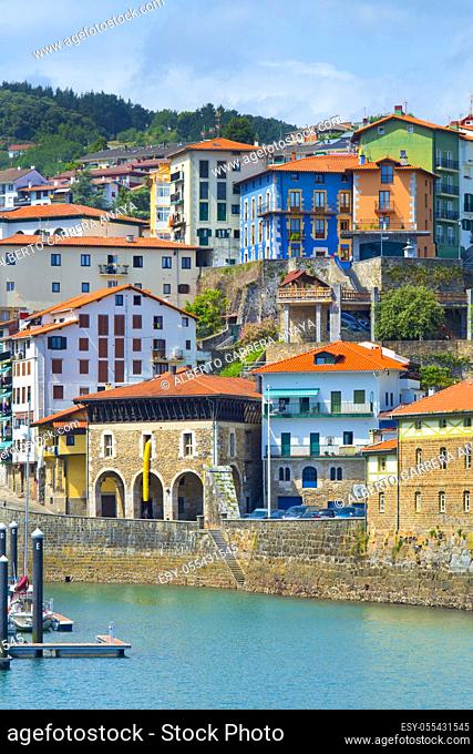 Fishing Port, Mutriku Harbour, Old Town, Mutriku, Guipúzcoa, Basque Country, Spain, Europe