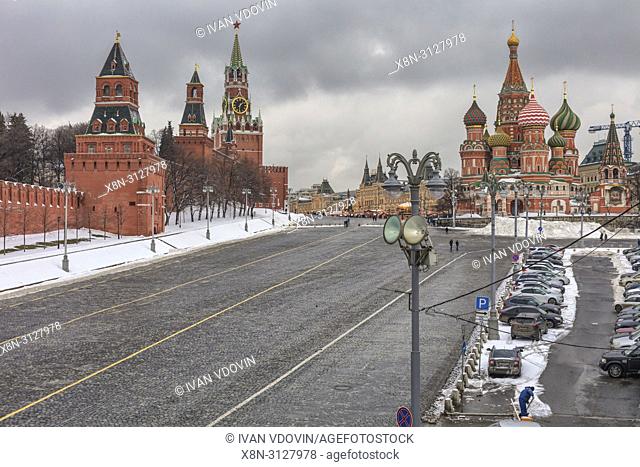 Tower of Kremlin, Kremlin, Moscow, Russia