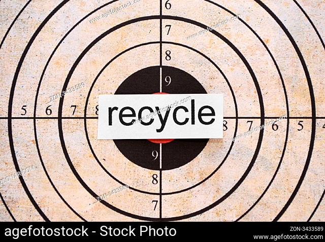 Recycle target