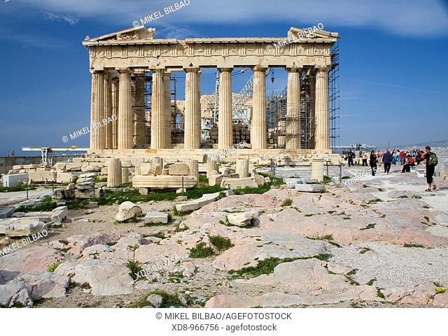Parthenon in the Acropolis  Athens, Greece, Europe
