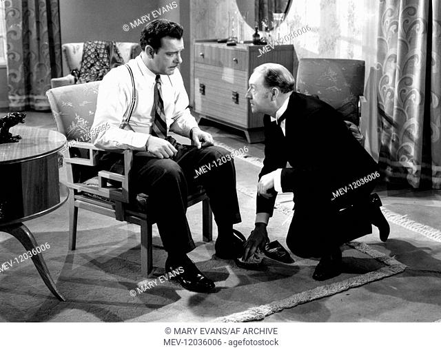 Lon Chaney Jr. & Holmes Herbert Characters: Dr. Mark Steel, Bryant, the Butler Film: Calling Dr. Death (1943) Director: Reginald Le Borg 17 December 1943