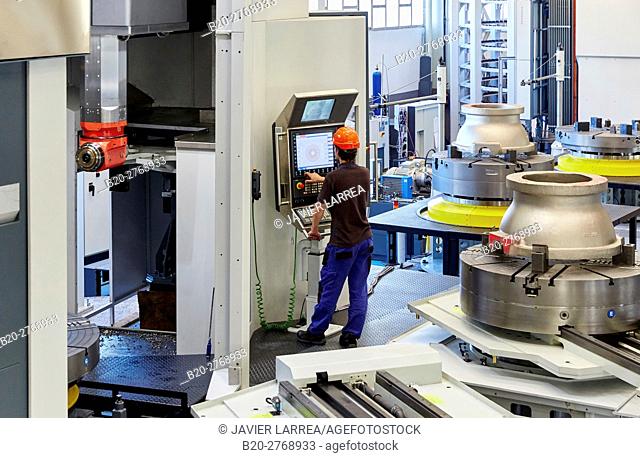 Automated installation for machining parts, Machining Centre, CNC, Vertical lathe, Design, manufacture and installation of machine tools, Gipuzkoa
