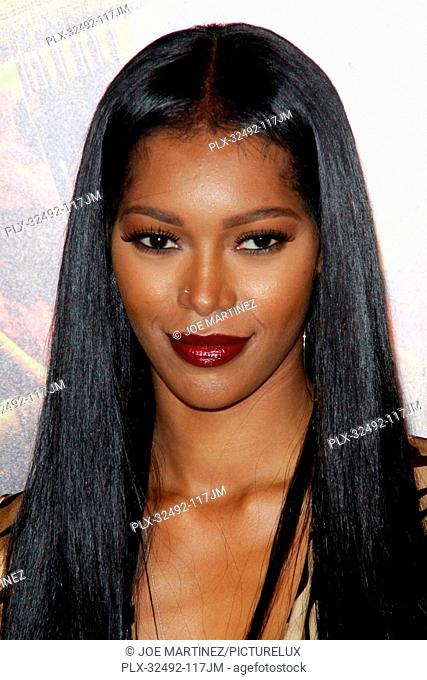 Jessica White at the Lionsgate premiere of The Hunger Games: Mockingjay - Part 1 held at Nokia Theatre L.A. Live in Los Angeles, CA, November 17, 2014