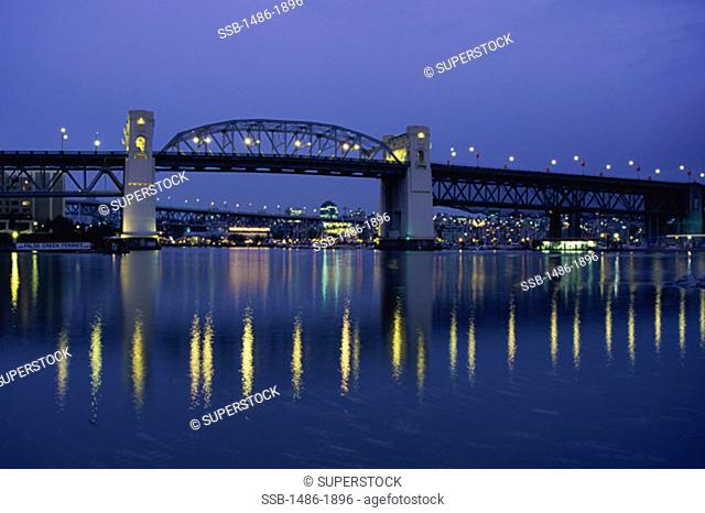 Burrard Street Bridge Vancouver British Columbia Canada