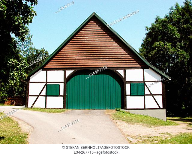 Half-timbered house. Bissendorf. Germany