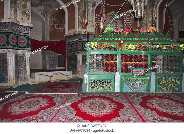 Afghanistan, Herat, Inside of the Tomb of the poet Jami