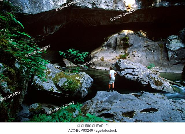 Huston Caves, Vancouver Island, British Columbia, Canada