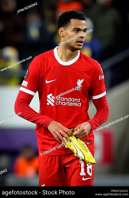 Liverpool's Cody Gakpo pictured during a game between Belgian soccer team Royale Union Saint Gilloise and English club Liverpool FC