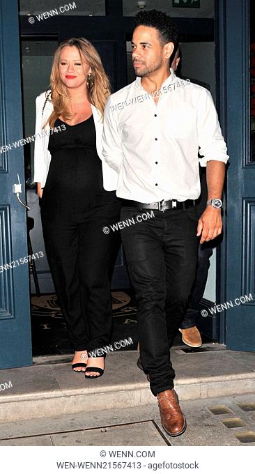 Cheryl Cole Wedding party held at the Library on St Martins Lane Featuring: Kimberley Walsh Where: London, United Kingdom When: 22 Jul 2014 Credit: WENN