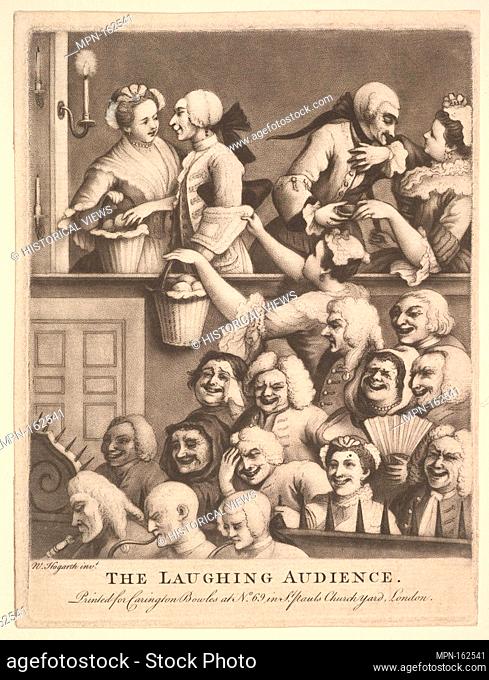 The Laughing Audience. Artist: After William Hogarth (British, London 1697-1764 London); Publisher: Carington Bowles I (British