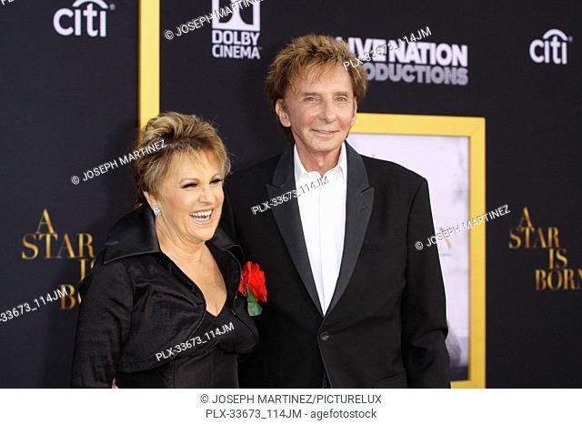 Lorna Luft, Barry Manilow at the Premiere of Warner Bros' Pictures ""A Star Is Born"" held at the Shrine Auditorium & Expo Hall in Los Angeles, CA, September 24