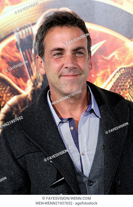 'The Hunger Games: Mockingjay - Part 1' Los Angeles premiere at Nokia Theatre - Arrivals Featuring: Carlos Ponce Where: Los Angeles, California