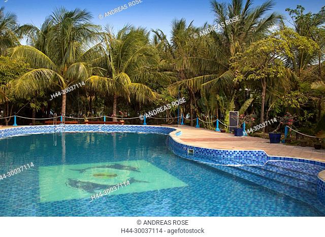Swimmingpool im Con Ga Vang Chu-Resort, bei Phan Rang Beach , , Ninh Thuan, Vietnam