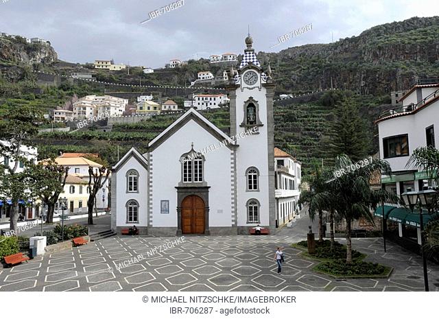 Ribeira Brava Church, Madeira, Portugal, Atlantic Ocean