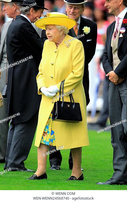 Royal Ascot held at Ascot Racecourse - Day 1 Featuring: Queen Elizabeth, Prince Philip, Duke of Edinburgh Where: Ascot, United Kingdom When: 14 Jun 2016 Credit:...