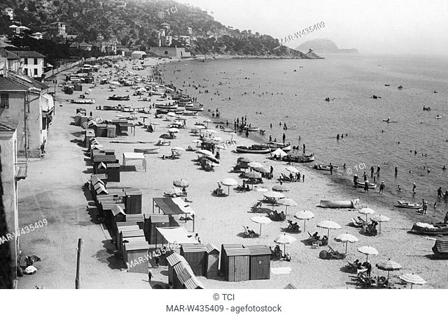 alassio, gallinara island, liguria, italy 1920 1930
