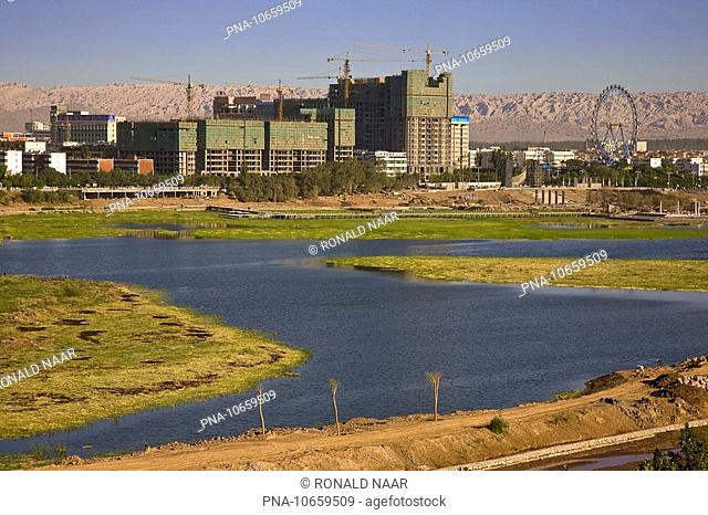 Desert town Kashgar, Sinkiang Xinjiang, western China