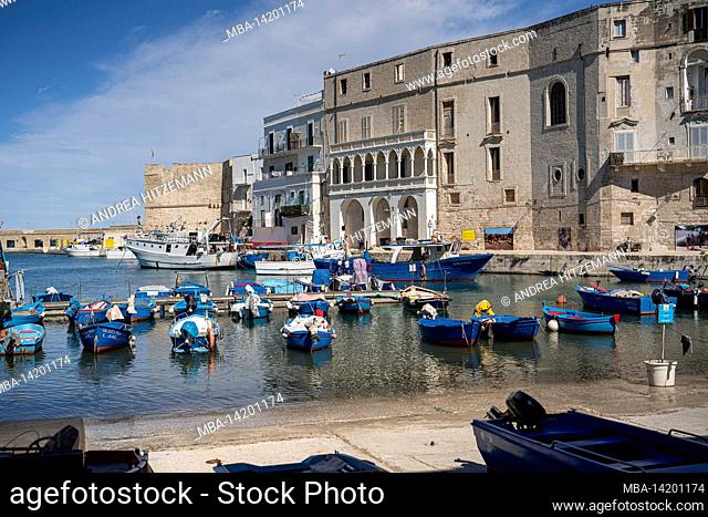 Port in Monopoli in Puglia, Italy