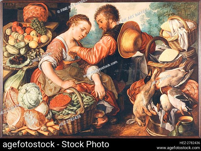 Market scene, 1567. Creator: Beuckelaer, Joachim (ca. 1533-1574)