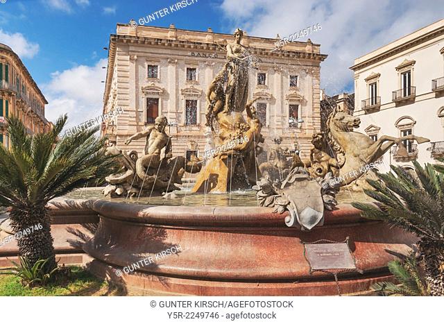 The Diana Fountain Fontana di Diana on Piazza Archimede was created in 1906 by the sculptor Giulio Moschetti. The fountain is located in the historic center of...