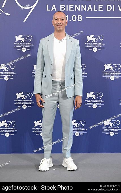Oliver Hermanus attends the photocall for ""Living"" at the 79th Venice International Film Festival on September 01, 2022 in Venice, Italy