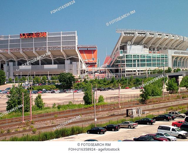 Cleveland, OH, Ohio, Downtown, Brown Stadium, NFL, Football, Browns