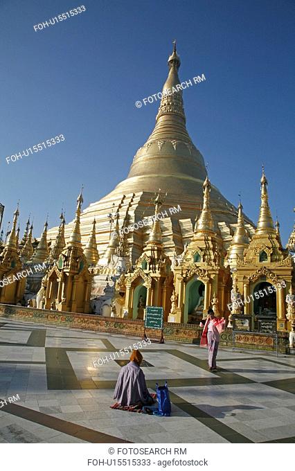 people person myanmar shwedagon paya pagoda view