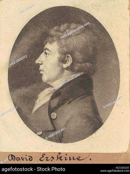 David Montagu Erskine, 1799. Creator: Charles Balthazar Julien Févret de Saint-Mémin