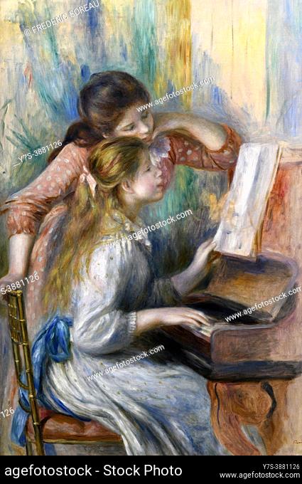 Young Girls at the Piano Pierre-Auguste Renoir