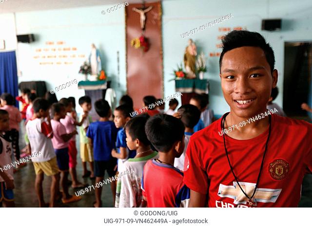 Vinh Son catholic orphanage. Ethnic children