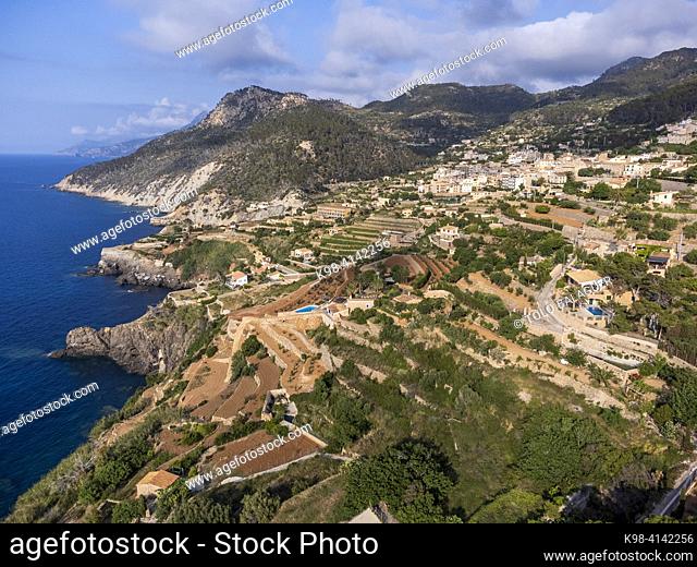 Cultivation terraces, Banyalbufar, Majorca, Balearic Islands, Spain