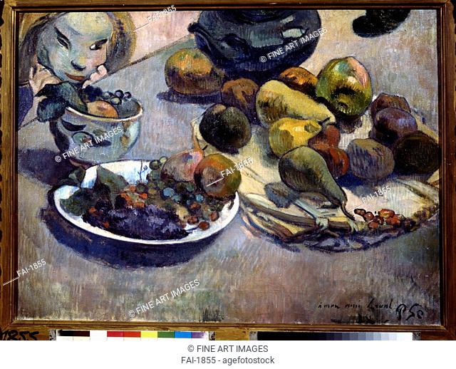Fruit. Gauguin, Paul Eugéne Henri (1848-1903). Oil on canvas. Postimpressionism. 1888. State A. Pushkin Museum of Fine Arts, Moscow. 43x58. Painting