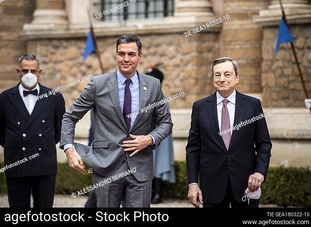 Ahead of next week’s European Council meeting, the President of the Council of Ministers, Mario Draghi, is meeting at Villa Madama in Rome with the President of...