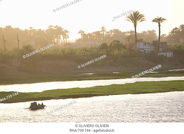 Life along the River Nile, near Aswan, Egypt, North Africa, Africa