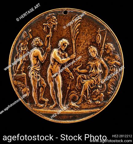Allegorical Scene - Sacrifice to Diana, second half 15th century. Creator: Master IO.FF