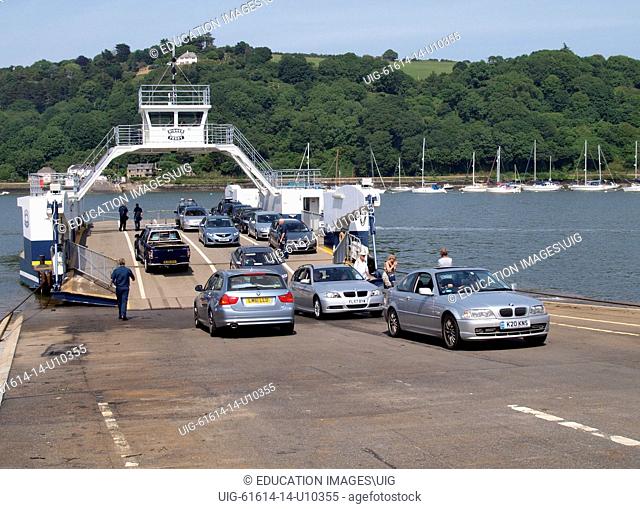 Dartmouth to Kingswear higher ferry, Devon
