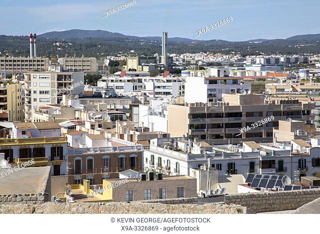 View of City; Ibiza; Spain;