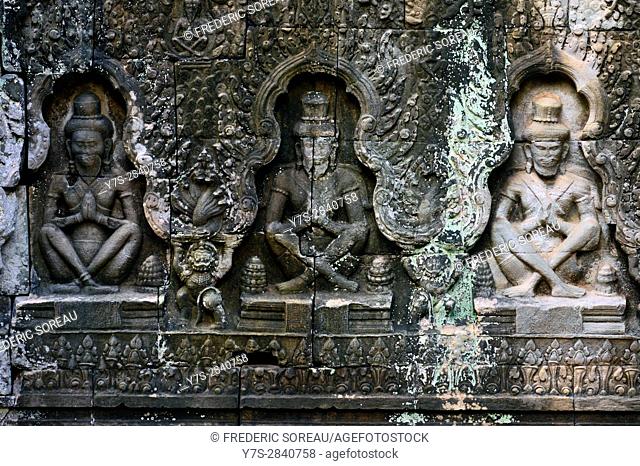 Preah Khan temple, Angkor, Siem Reap, Cambodia, Indochina, Southeast Asia, Asia