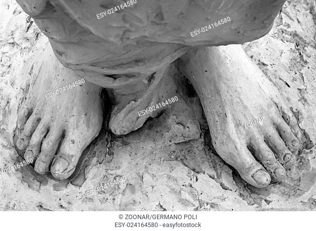 The feet of Christ