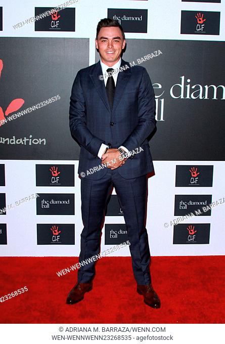 2nd Annual Diamond Ball 2015 - Red Carpet Featuring: Rickie Fowler Where: Los Angeles, California, United States When: 11 Dec 2015 Credit: Adriana M
