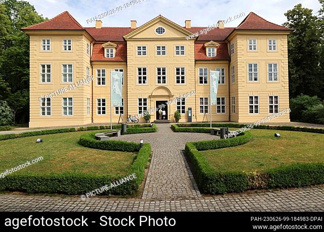 PRODUCTION - 20 June 2023, Mecklenburg-Western Pomerania, Mirow: The castle in Mirow. Sophie Charlotte of Mecklenburg-Strelitz