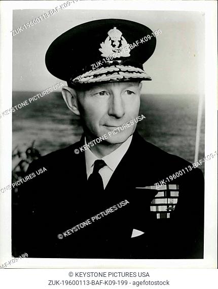 1954 - New Allied Navy Top Brass: Recently appointed Commander-in-Chief, Mediterranean Station and Commander-in-Chief, Allied Forces