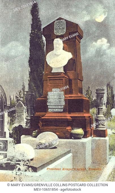 South Africa - The Grave of Former President Paul Kruger (1825-1904) at Pretoria