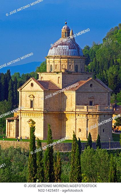 Montepulciano, Madonna di San Biagio church, Siena Province, Tuscany, Italy