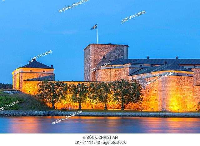 Fortress Kastell in Vaxholm, Stockholm archipelago, Uppland, Stockholms land, South Sweden, Sweden, Scandinavia, Northern Europe