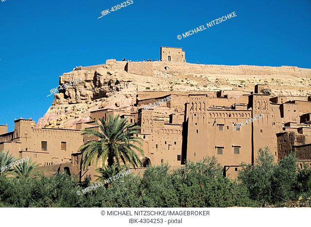 City of adobe houses, Aït Benhaddou, Ouarzazate, Souss-Massa-Drâa, Morocco