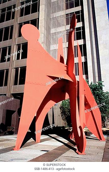 Young Lady and Her Suite Sculpture by Alexander Calder Detroit Michigan, USA