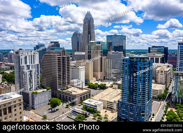 April 26, 2020 - Charlotte, North Carolina, USA: Charlotte is the most populous city in the U.S. state of North Carolina