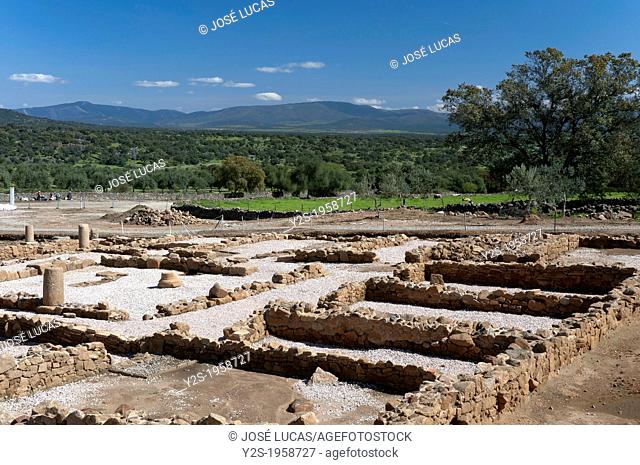 Roman ruins of Caparra, Guijo de Granadilla, Caceres-province, Spain